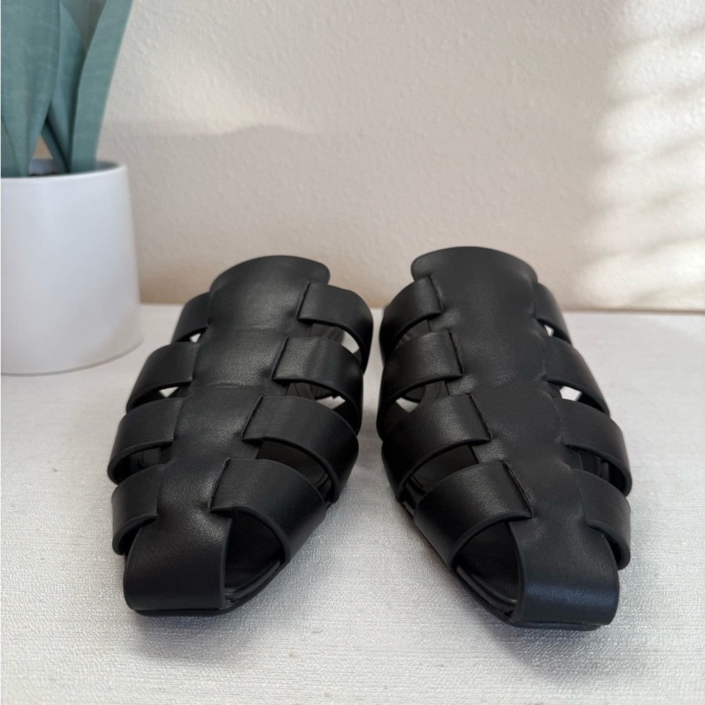 Katy Perry Collections Black Fisherman Mules - Picture 5 of 9